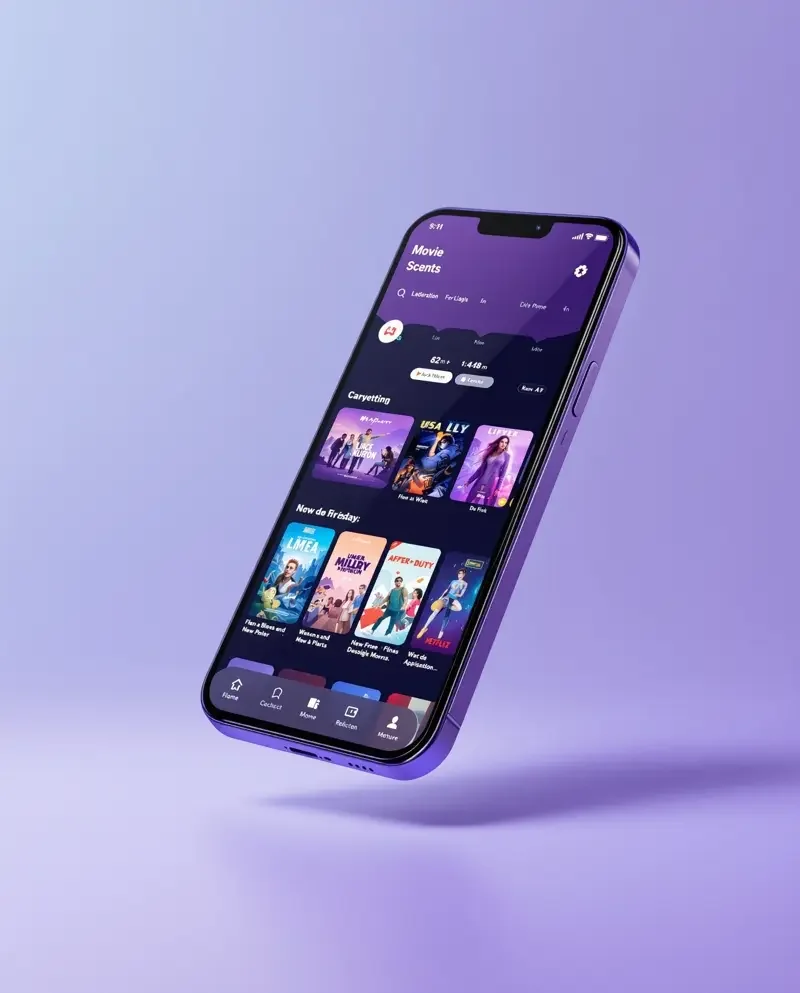 爱迪影视 APP 界面预览